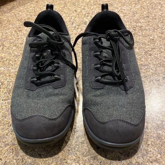 Orthofeet Sierra 711 Casual Walking Shoes Sneakers 8.5 Medium Dark Gray Wool - Picture 3 of 17